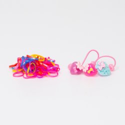 Elastice par, Set cu diferite forme si culori