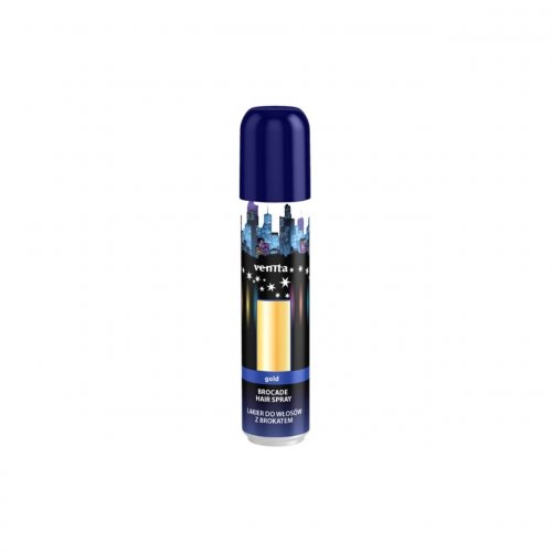 Fixativ Venita Gold, cu sclipici auriu, 75ml
