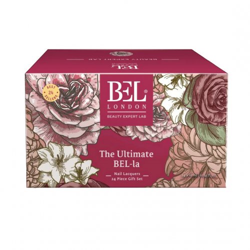 Set CADOU Oja de unghii Bel London The Ultimate Nail Lacquer, 24 oje x 10 ml