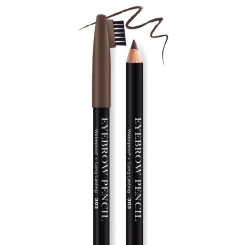 Creion de sprancene rezistent la transfer, Bel London Eyebrow Pencil 303 Waterproof, Saten deschis, 0.78 gr