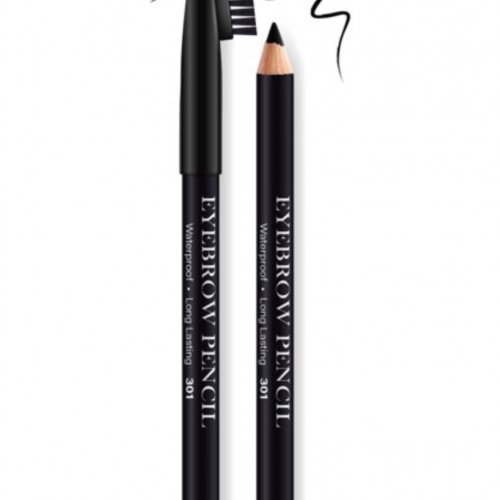 Creion de sprancene rezistent la transfer, Bel London Eyebrow Pencil 301 Waterproof, Saten Inchis, 0.78 gr