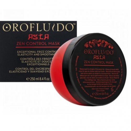Masca Asia Zen Control pentru netezirea parului rebel, Orofluido Beauty, 250 ml