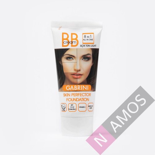 BB Cream, crema colorata cu Vitamina E, SPF15, Nuanta Light, Gabrini, 50ml