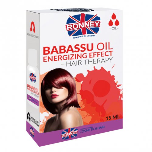 Ulei de par profesional pentru Energizare, Hair Oil Babassu Energizing Complex, Ronney, 15ml