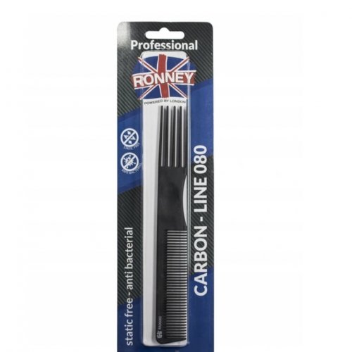 Pieptene Profesional Carbon Line, 080, Lungime 190 mm, Ronney