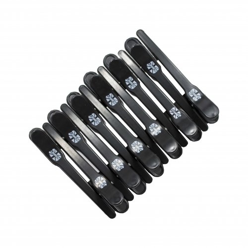 Set Clipsuri Profesionale pentru par, Ronney, 072, Lungime 115mm, 12 Bucati