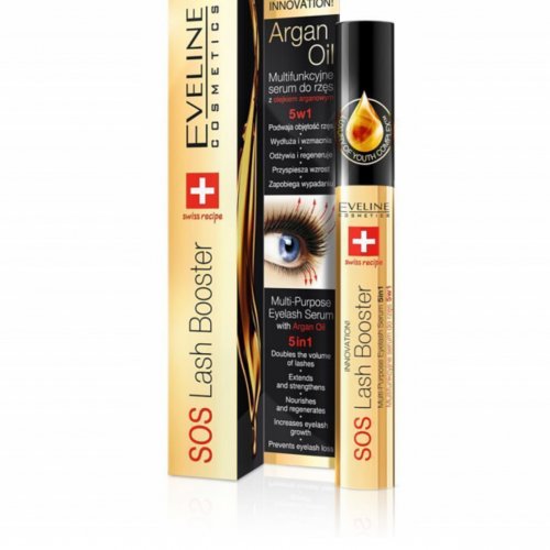 Eveline Cosmetics SOS Lash Booster Ser reparator pentru cresterea genelor efect regenerator, 10ml