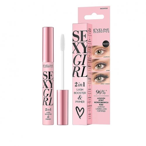 Eveline Cosmetics Sexy Girl, Amplificator si Primer pentru gene, 10ml
