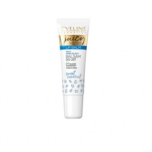 Eveline Cosmetics Juicy Kisses Coconut balsam de buze hranitor cu cocos, 12 ml