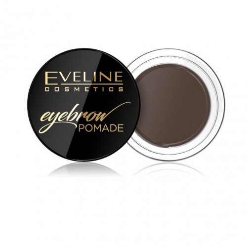 Eveline Cosmetics Eyebrow Pomade Waterproof Pomadă pentru sprâncene, cremoasa, Soft Brown