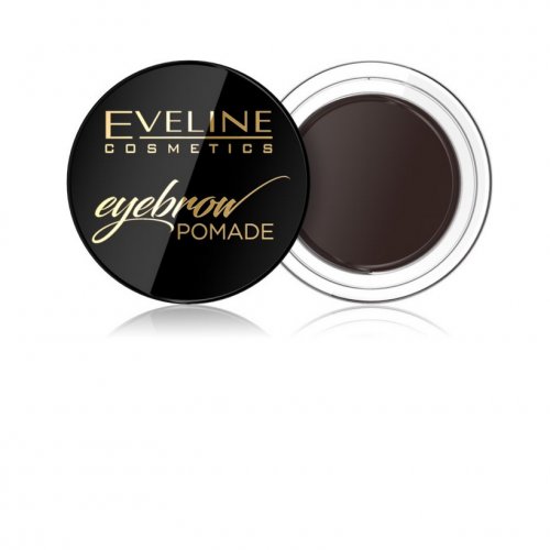 Eveline Cosmetics Eyebrow Pomade Waterproof Pomadă pentru sprâncene, cremoasa, Dark Brown