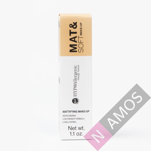 Bell Hypo Allergenic Mat&Soft, Fond de ten Hidratant, 02 Natural, 30ml