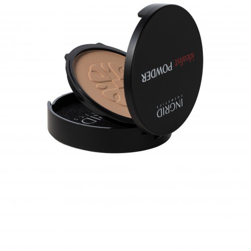 Pudra pentru fata, cu oglinda, Idealist Face, Ingrid Cosmetics, 04 Tan