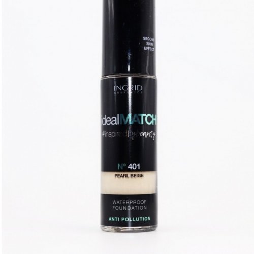 Fond de ten cu putere te adaptare a culorii, IDEAL Match, Ingrid Cosmetics, 30ml, 401 Pearl Beige