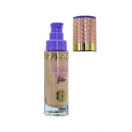 Baza de machiaj cu particule stralucitoare, Flawless Glow Filter, Ingrid Cosmetics, 30ml
