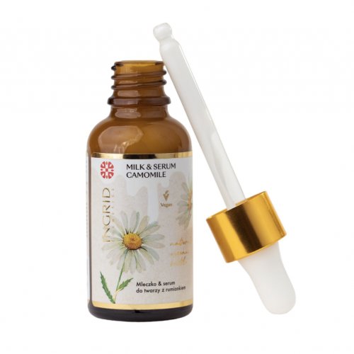 Ser cu efect de regenerare, curatare si calmare a tenului, cu musetel Ingrid Cosmetics, 30ml