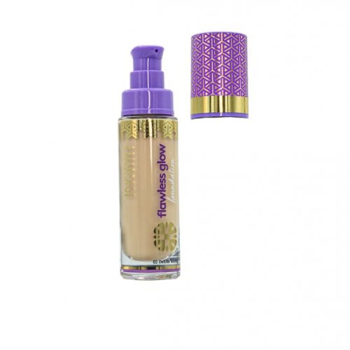 Fond de ten cu efect iluminator, Flawless Glow, Ingrid Cosmetics, 02 Deluxe Vanilla, 30ml