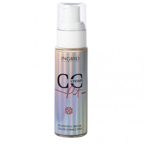 CC Cream, Crema corectoare cu acid hialuronic, Ingrid Cosmetics, 03 Natural