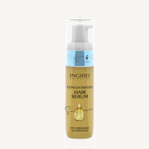 Ser anti-rupere pentru par, cu seminte de floarea-soarelui, Ingrid Cosmetics, 30ml