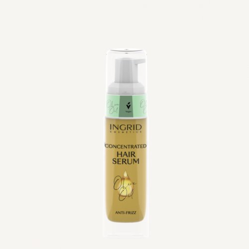 Ser anti-frizz, cu ulei de masline, Ingrid Cosmetics, 30ml