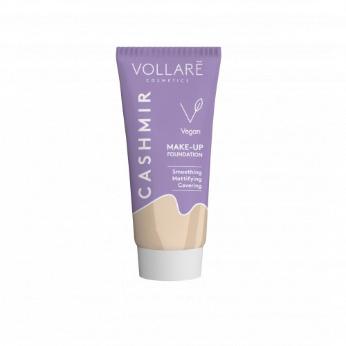 Fond de ten Vegan, matifiant, Cashmir Vollare Cosmetics, 30ml, 404 Warm Golden