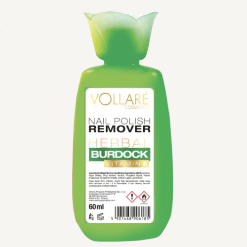 Dizolvant cu acetona cu extract de Brusture si Vitamina E, Vollare Cismetics, 60ml