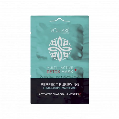 Masca de fata, 2 x 5ml, Vollare Cosmetics, Perfect Purifying, Matifianta