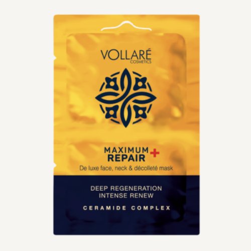 Masca de fata, 2 x 5ml, Vollare Cosmetics, Maximum Repair, Regenerare Intensa