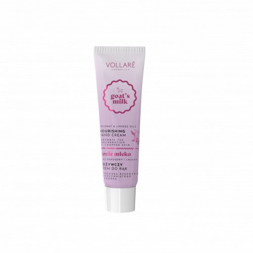 Crema de maini hidratanta, Goat's Milk, Vollare Cosmetics, 100ml