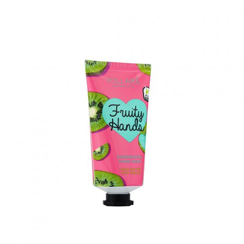 Crema de maini regeneranta, cu Unt de Shea si Kiwi, Fruity Hands, Vollare Cosmetics, 50ml