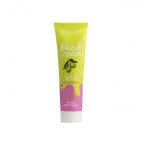 Crema de maini ultra-hidratanta cu ulei de masline si extract de albine, Vollare Cosmetics, 100ml