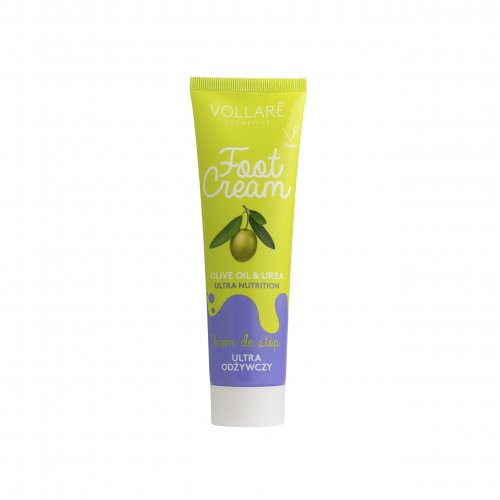 Crema de picioare ultra-hidratanta, cu Ulei de Masline si Uree, Vollare Cosmetics, 100ml