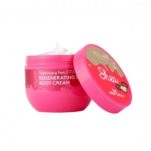 Crema de corp regeneranta, cu unt de shea, Vollare Cosmetics, 250ml