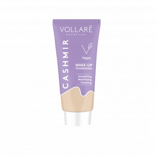 Fond de ten Vegan, matifiant, Cashmir Vollare Cosmetics, 30ml, 403 Medium Beige