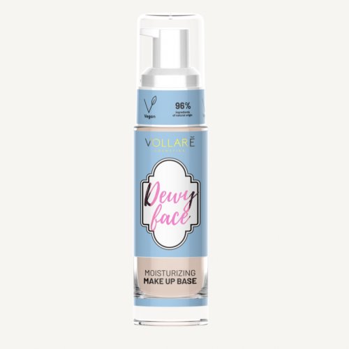 Baza de machiaj cu efect de hidratare, Dewy Face, Vollare, 30ml