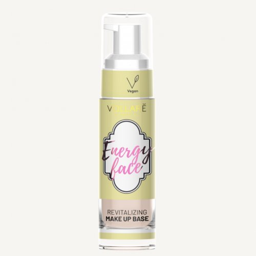 Baza de Machiaj cu efect de energizare, Energy Face, Vollare, 30ml