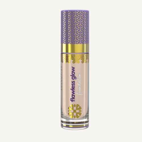 Fond de ten cu efect iluminator, Flawless Glow, Ingrid Cosmetics, 05 Rich Almond, 30ml