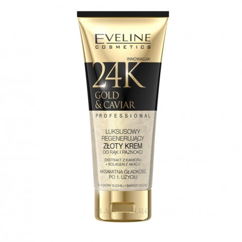 Crema de maini si unghii 24K Gold & Caviar, 100ml