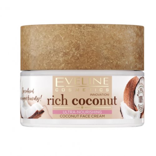 Eveline Cosmetics Rich Coconut Cremă ultra-hidratantă de zi si noapte, 50ml