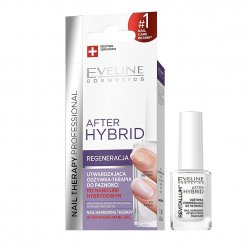 Tratatament intaritor de unghii, dupa manichiura hybrida, After Hybrid, Eveline Cosmetics, 12 ml