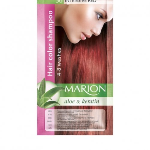 Nuantator par cu Aloe Vera si Keratina, Marion, 56 Intensive Red - Rosu Intens , 40ml