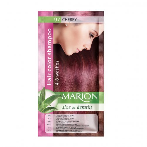 Nuantator par cu Aloe Vera si Keratina, Marion, 97 Cherry, 40ml