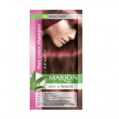 Nuantator par cu Aloe Vera si Keratina, Marion, 98 Burgundy, 40ml