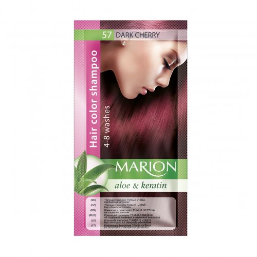 Nuantator par cu Aloe Vera si Keratina, Marion, 57 Dark Cherry, 40ml