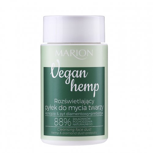 Praf pentru curatarea tenului, Vegan Hemp Marion, 30 gr