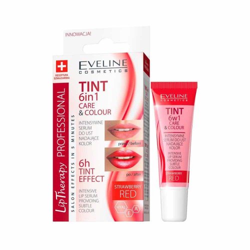 Luciu de buze cu serum protector, Watermelon Pink, Eveline Cosmetics, 12 ml