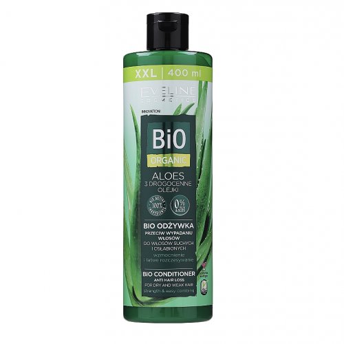 Balsam de par, anti-cadere, Bio Organic, cu Aloe, Eveline Cosmetics, 400ml