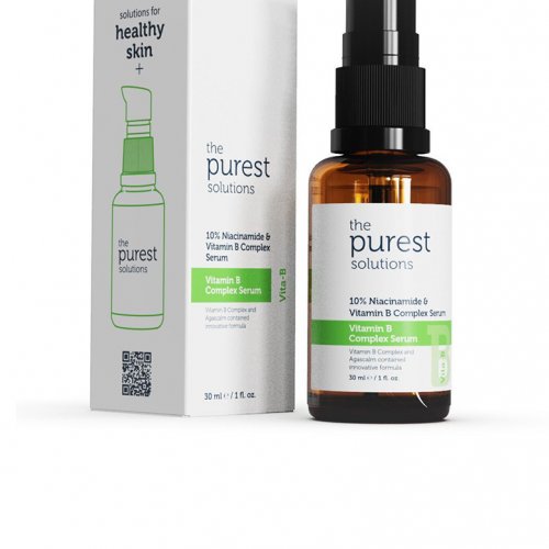 Complex de Vitamina B, regenerator, 10% Niacinamide si Vitamina B, The Purest Solution, 30ml