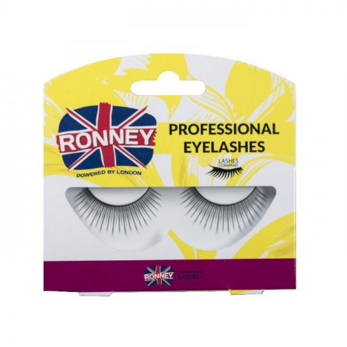 Gene false profesionale, din peri sintetici, 5x14x8mm, Ronney 024