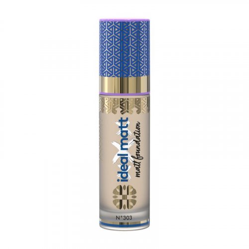 Fond de ten matifiant, 303  Ideal Matt, Ingrid Cosmetics, 30 ml